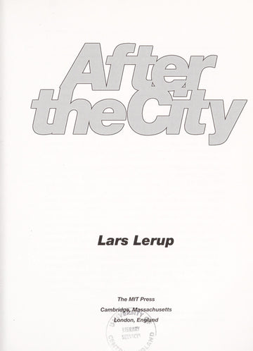 After the City (The MIT Press)