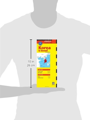 Korea & Seoul Travel Map Second Edition (Periplus Travel Maps)