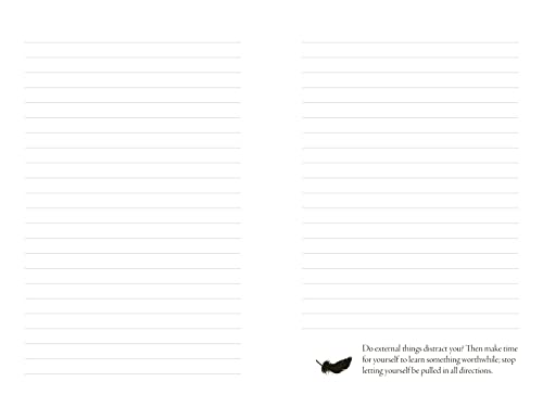 Meditations Journal: With inspiring, thought-provoking quotes from Marcus Aurelius Meditations