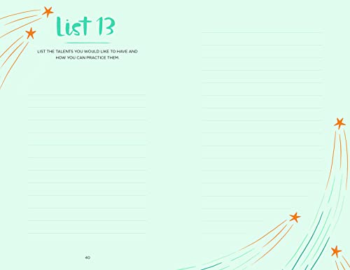 My 52 Lists Project: Journaling Inspiration for Kids!: A Weekly Guided Journal for Kids to Express Themselves and Practice Mindfulness, Gratitude and Self Love