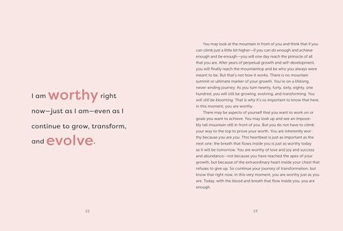 Affirmations for Self-Love: 100 Lessons for Learning to Love Yourself Through the Beautiful Days, the Hard Days, and Everything in Between