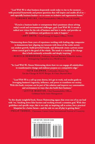 Lead with We: The Business Revolution That Will Save Our Future