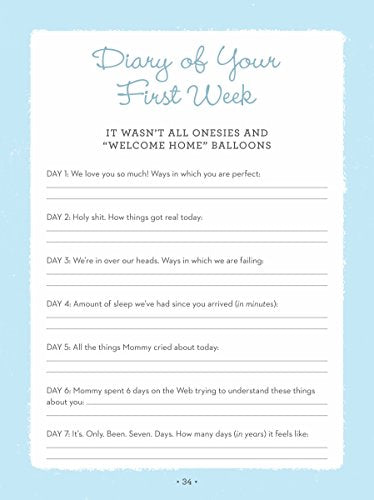 The Overly Honest Baby Book: Uncensored Memories from Baby s First Year (Sh!t No One Tells You, 3)