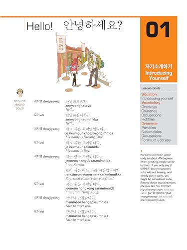 Hello Korean Volume 1: A Language Study Guide for K-Pop and K-Drama Fans with Online Audio Recordings by K-Drama Star Lee Joon-gi! (Hello Korean with Lee Joon-gi)
