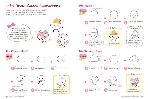 Kawaii Doodles: Supercute Drawings in Four Easy Steps (with over 1,250 illustrations)