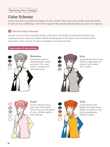 Manga Character Design: Faces, Fashions, Hairstyles and More! (With Over 800 Illustrations)