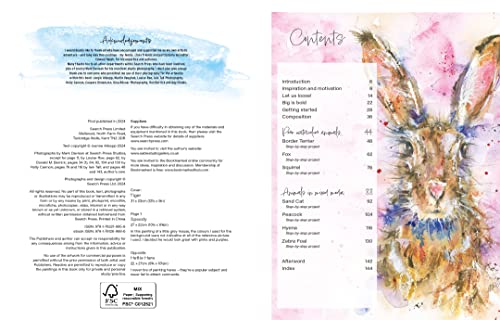 Loose and Lively Animals in Watercolour, Inks & Mixed Media