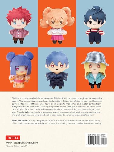 Cute Plushies and Mochi Dolls: Sweet Manga-style Kawaii Characters to Sew
