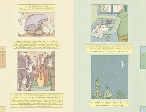 Diaries of War: Two Visual Accounts from Ukraine and Russia [A Graphic Novel History]