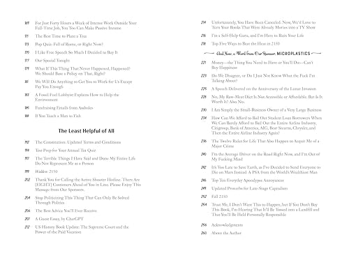 This Won’t Help: Modest Proposals for a More Enjoyable Apocalypse