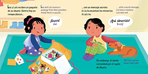 Lia y Luís: ¡Desconcertados! / Lia & Luís: Puzzled! (Spanish Bilingual Edition) (Storytelling Math)