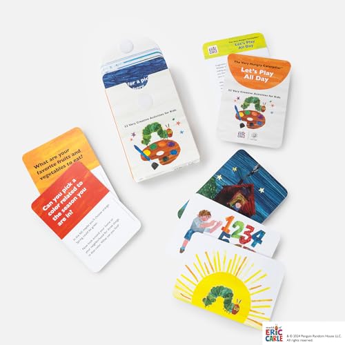 The Very Hungry Caterpillar Let's Play All Day: 52 Very Creative Activities for Kids (Big Cards for Little Hands)