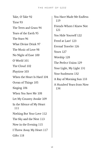 The Heart of God: Poems of Life, Prayers of Love