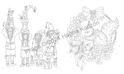 Merry Christmas Coloring Book