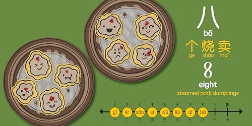 Counting With Dim Sum - Simplified: A Bilingual Book in English and Mandarin with Simplified Characters and Pinyin (Bitty Bao)