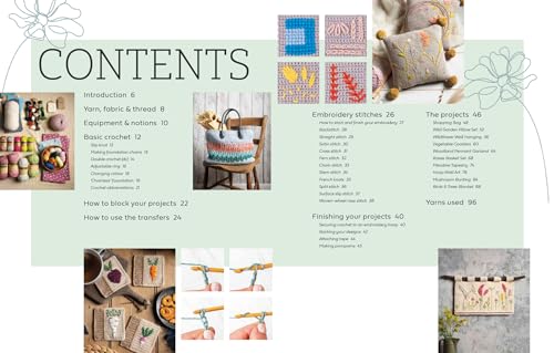 Embroidered Crochet: Enchanting projects to crochet and embroider