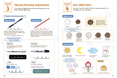 How to Draw Cute Doodles and Illustrations: A Step-by-Step Beginner's Guide [With Over 1000 Illustrations]