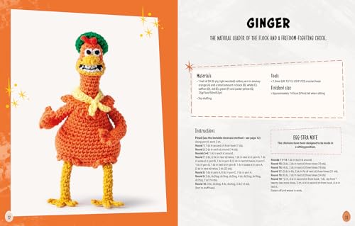 Chicken Run: Dawn of the Nugget Im-peck-able Crochet: 10 egg-straordinary characters to make (Aardman Chicken Run)
