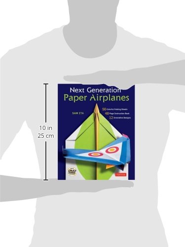 Next Generation Paper Airplanes Kit: Engineered for Extreme Performance, These Paper Airplanes are Guaranteed to Impress: Kit with Book, 32 origami papers & DVD