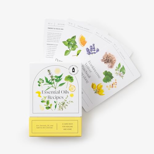 Essential Oils Recipes: A 52-Card Deck for Healing and Home: 50 Recipes
