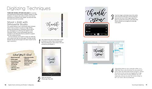 Digital Hand Lettering and Modern Calligraphy: Essential Techniques Plus Step-by-Step Tutorials for Scanning, Editing, and Creating on a Tablet