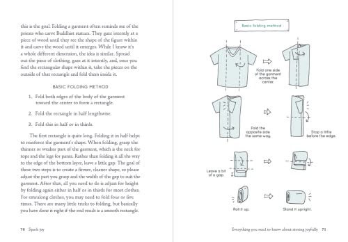 Spark Joy: An Illustrated Master Class on the Art of Organizing and Tidying Up (The Life Changing Magic of Tidying Up)
