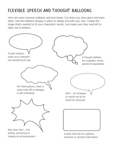 Create Your Own Comic Book: A Sketchbook & Drawing Guide for Kids (with 124 Practice Pages!)