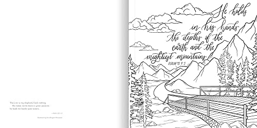 For the Beauty of the Earth: A Coloring Book to Celebrate the Wonder of Creation: A Nature Coloring Book