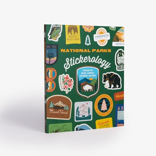 National Parks Stickerology: Stickers for Hikers, Campers, Explorers, and More: Stickers for Journals, Water Bottles, Laptops, Planners, and Smartphones