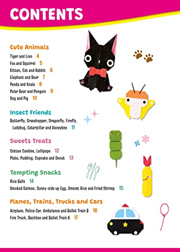 Easy Origami for Kids: Cute Paper Animals, Toys, Flowers and More! (40 Projects)