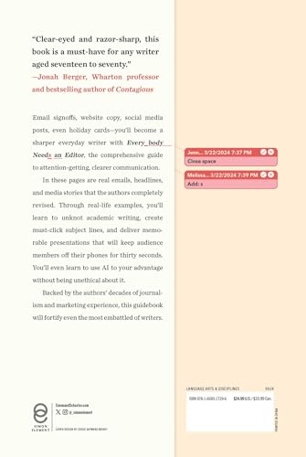 Everybody Needs an Editor: The Essential Guide to Clear and Effective Writing