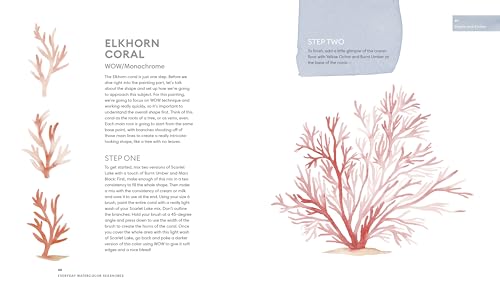 Everyday Watercolor Seashores: A Modern Guide to Painting Shells, Creatures, and Beaches Step by Step