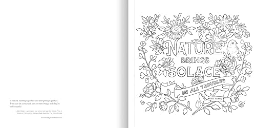 For the Beauty of the Earth: A Coloring Book to Celebrate the Wonder of Creation: A Nature Coloring Book