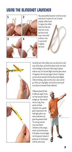 Instant Paper Airplanes Kit: 12 Pop-out Airplanes You Tape Together and Fly in Minutes! [12 precut pop-out airplanes; slingshot launcher, tape & full-color book]