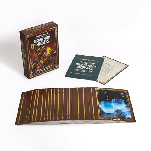 Heroes' Feast: The Deck of Many Morsels: 50 Cards for Conjuring Snacks, Libations, and Sweets (Dungeons & Dragons)