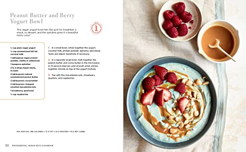 The Essential Vegan Keto Cookbook: 65 Healthy & Delicious Plant-Based Ketogenic Recipes: A Keto Diet Cookbook