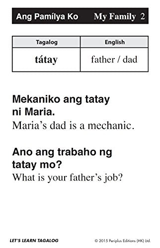 Let's Learn Tagalog Kit: A Fun Guide for Children's Language Learning (Flash Cards, Audio, Games & Songs, Learning Guide and Wall Chart)