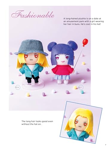 Cute Plushies and Mochi Dolls: Sweet Manga-style Kawaii Characters to Sew