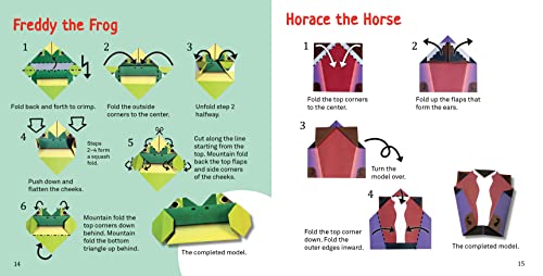 Fun with Origami Animals Kit: 40 Different Animals! Includes Colorfully Patterned Folding Sheets! Full-color 48-page Book with Simple Instructions (Ages 6 - 10)