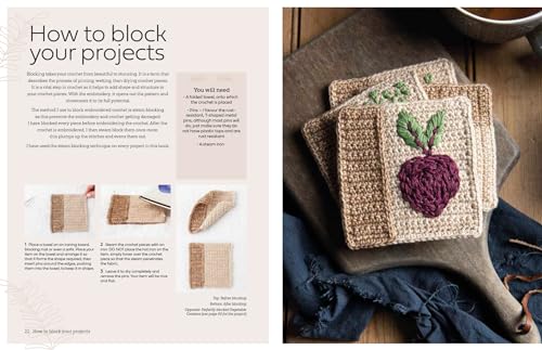 Embroidered Crochet: Enchanting projects to crochet and embroider