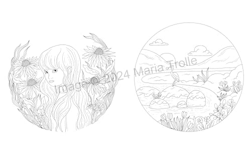 Shooting Star: Coloring Book (Maria Trolle)