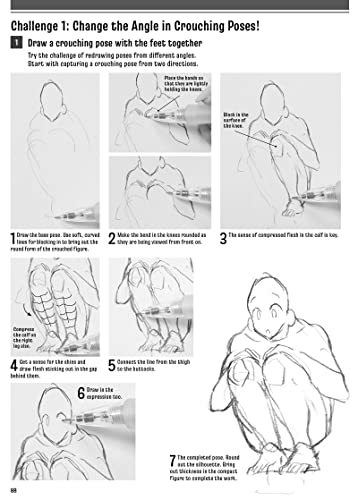 How to Draw Bold Manga Characters: Create Truly Dynamic Manga! Learn Hundreds of Different Action Poses! (Over 1350 Illustrations)