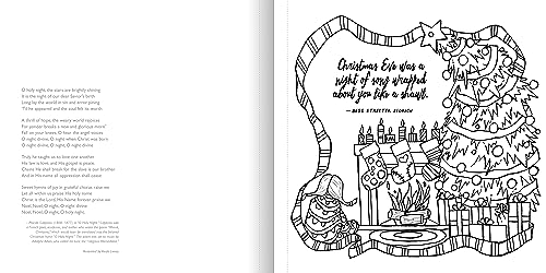 The Holly and the Ivy: A Coloring Book Celebrating the Wonder and Joy of Christmas