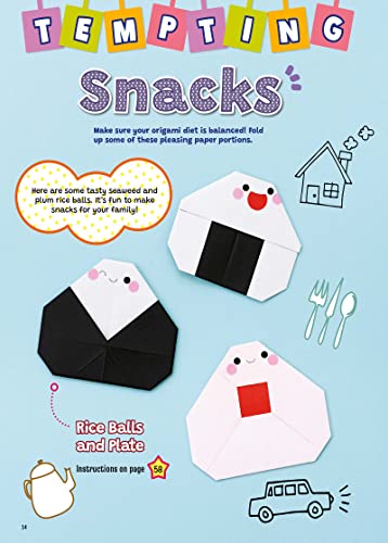 Easy Origami for Kids: Cute Paper Animals, Toys, Flowers and More! (40 Projects)