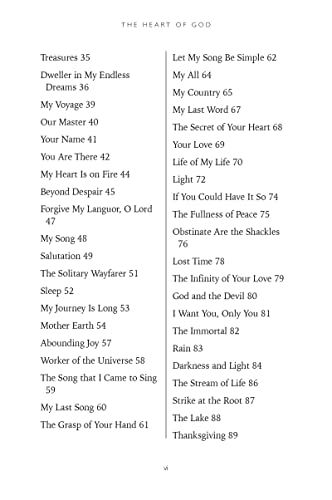 The Heart of God: Poems of Life, Prayers of Love