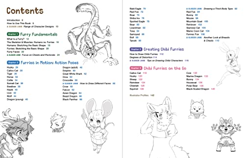 The Ultimate Guide to Drawing Manga Action Furries: Create Your Own Anthropomorphic Fantasy Characters: Lessons from 14 Leading Japanese Illustrators (With Over 1,000 Illustrations)