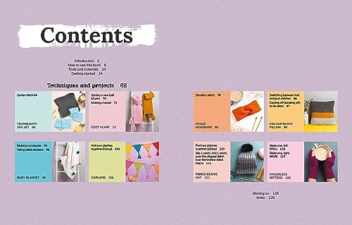Beginner's Guide to Knitting, The: Easy techniques and 8 fun projects