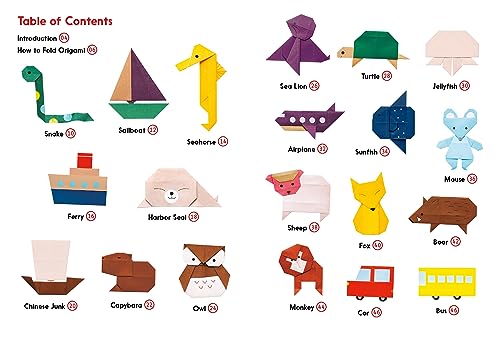 Kawaii Origami for Kids Kit: Create Adorable Paper Animals, Cars and Boats! (Includes 48 folding sheets and full-color instructions)