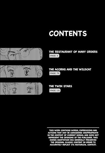 Kenji Miyazawa's Restaurant of Many Orders and Other Stories: The Manga Edition (Tuttle Japanese Classics in Manga)