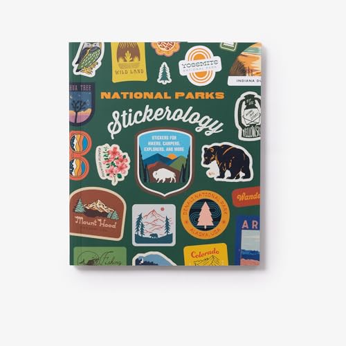 National Parks Stickerology: Stickers for Hikers, Campers, Explorers, and More: Stickers for Journals, Water Bottles, Laptops, Planners, and Smartphones